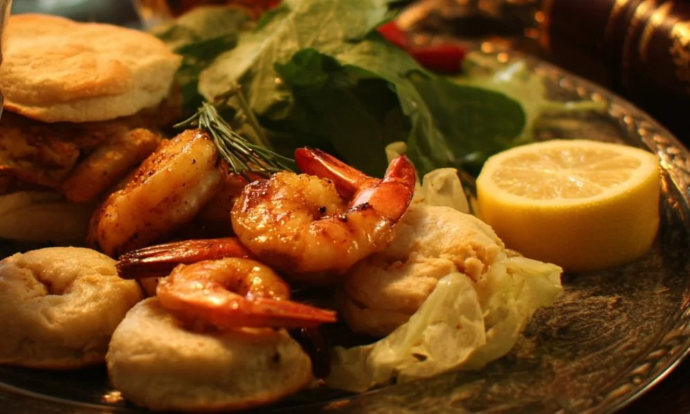 Delicious food served during the Kentucky Derby celebration