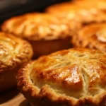 Delicious homemade meat pies with flaky crust and savory fillings.
