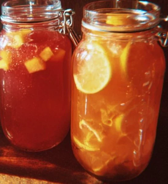 Refreshing drinks at a lively mocktail bar showcasing a variety of non-alcoholic beverages.