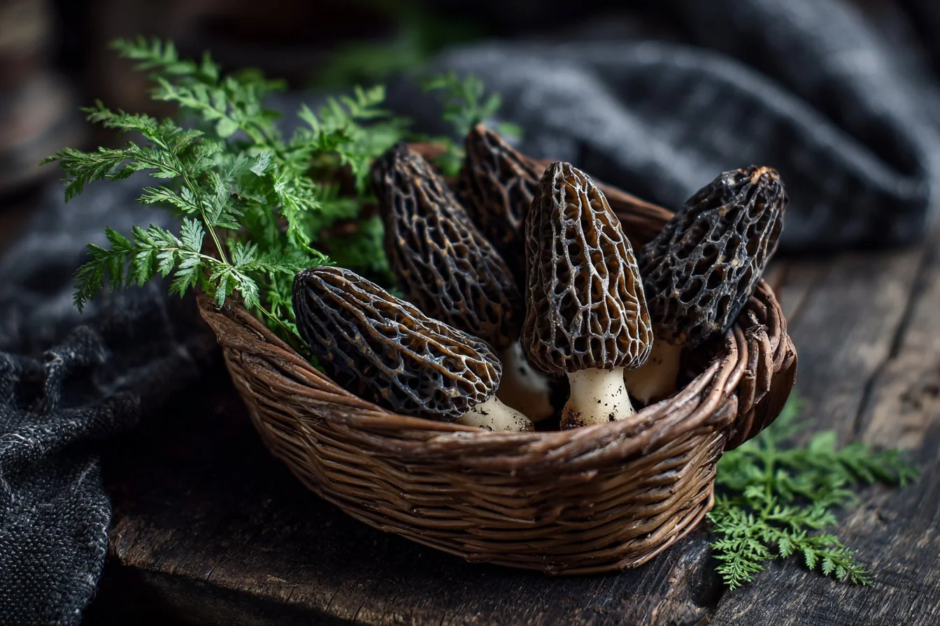 Delicious Morel Mushroom recipe featuring sautéed morels and fresh herbs.