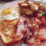 Delicious Mother's Day brunch spread with flowers and treats