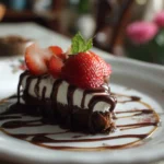 Beautiful Mother's Day dessert featuring flowers and heart-shaped treats