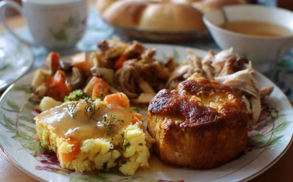 Delicious spread for a Mother's Day lunch celebration.