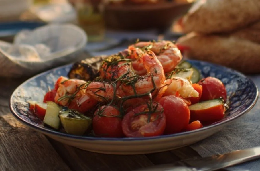 Delicious summer dinner ideas featuring fresh vegetables and grilled meats.