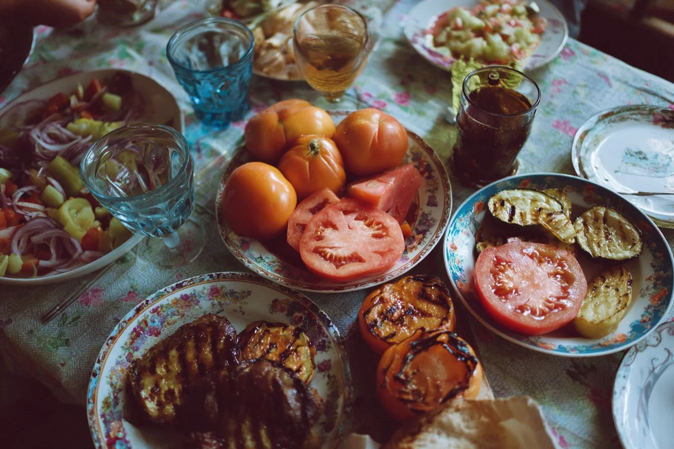 Colorful summer dinner recipes featuring fresh ingredients and vibrant flavors.