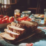 Fresh and colorful summer meals featuring seasonal fruits and vegetables.