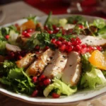 Colorful Thanksgiving Salad with seasonal ingredients ideal for holiday meals